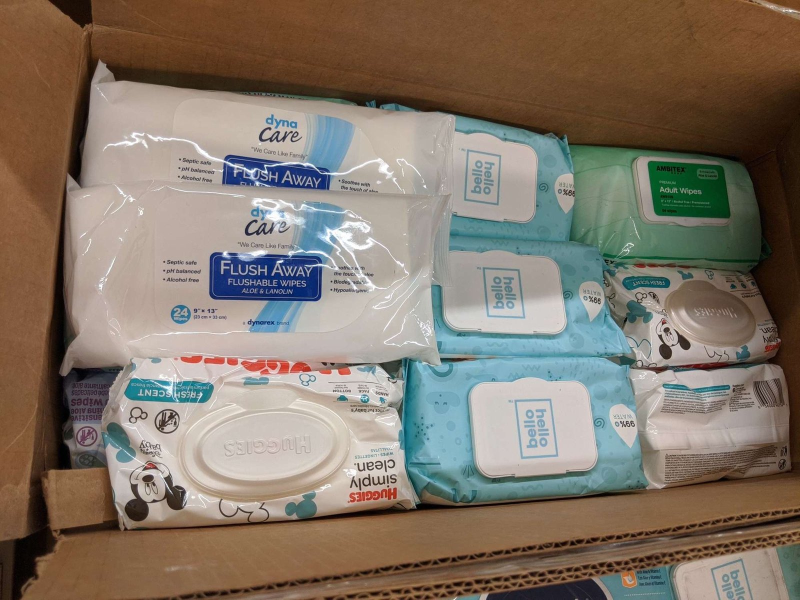 Baby Wipes Boxes